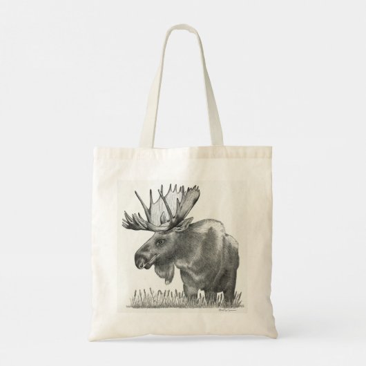Merry Christmoose Tote Bag (Achterkant)