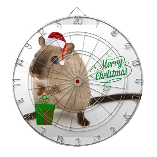 Merry Christmouse Dartbord (Voorkant)