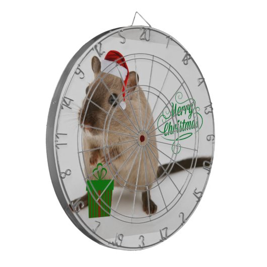 Merry Christmouse Dartbord (Voorkant Links)