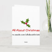 Merry Christmouse Feestdagen Kaart (Achterkant)