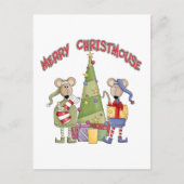 Merry Christmouse Feestdagenkaart (Voorkant)