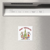 Merry Christmouse Magneet (Insitu (Vaatwasser))