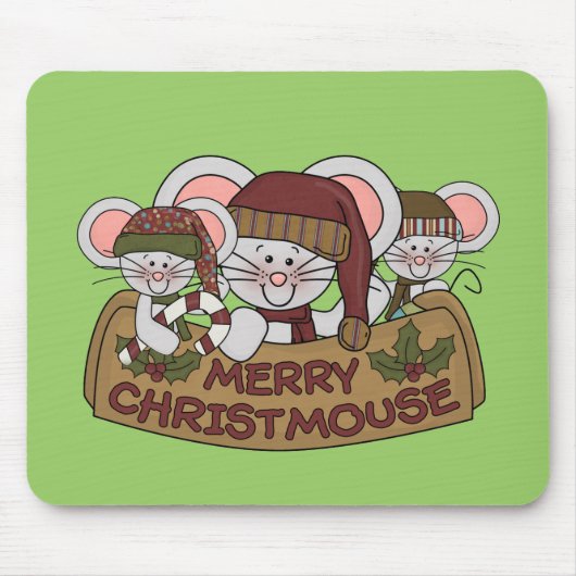 Merry Christmouse Muismat (Voorkant)