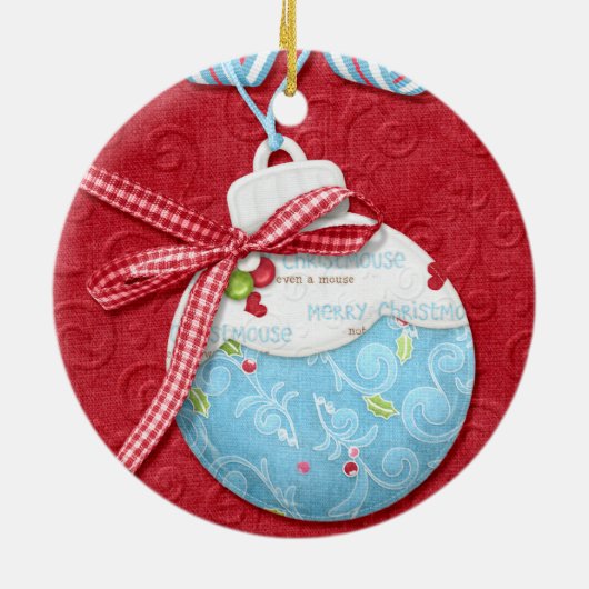 Merry Christmouse Ornament (Achterkant)