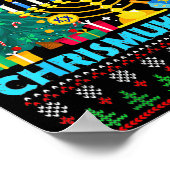 Merry Christmukkah Hanukkah Christmas Tree Xmas Fa Poster (Hoek)