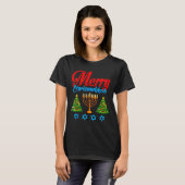 Merry Christmukkah Jewish Xmas Christmas Hanukkah  T-shirt (Voorkant volledig)