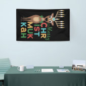 Merry Christmukkah Reindeer Spandoek (Beurs)