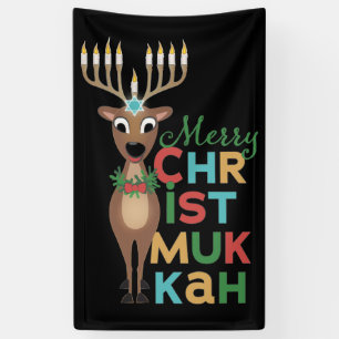 Merry Christmukkah Reindeer Spandoek