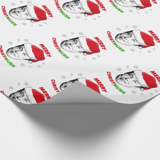 Merry Christmusk Cadeaupapier (Hoek)