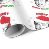 Merry Christmusk Cadeaupapier (Rol Hoek)