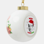 Merry Christmusk Keramische Bal Ornament (Links)