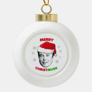 Merry Christmusk Keramische Bal Ornament