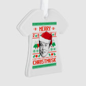 MERRY CHRISTMUSK ORNAMENT (voorkant)