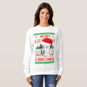 Merry Christmusk UGLY CHRISTMAS SWEATER (Voorkant volledig)