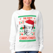 Merry Christmusk UGLY CHRISTMAS SWEATER (Voorkant)