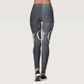 Merry Christus Mas Chalkboard Kerstkalligrafie Leggings (Achterkant)