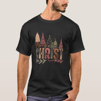 Merry Christus Mas Christelijk Jezus Kerstmis Xma T-shirt