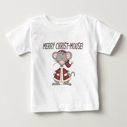 Merry Christus-Mouse T-shirts en cadeautjes (Voorkant)