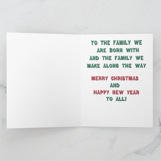 Merry ChristusMoose Kaart (Binnen)