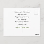 Merry Chritmas Rd Trip Briefkaart (Achterkant)