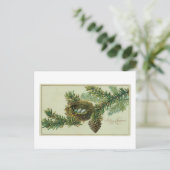 Merry Chrsitmas Wenskaart Feestdagenkaart (Staand voorkant)