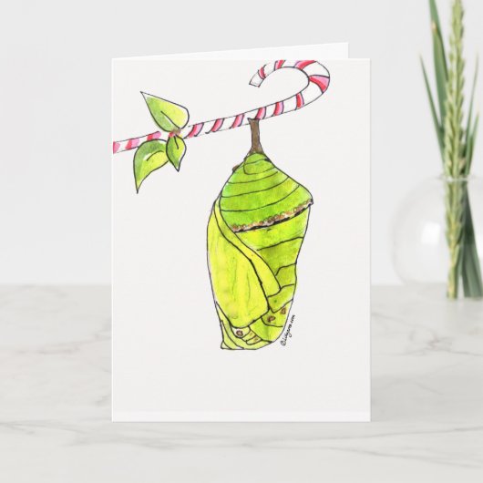 Merry Chrysalis Feestdagen Kaart (Voorkant)
