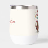 Merry Cluckin Christmas Chickens Personalized (Rechts)