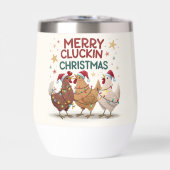 Merry Cluckin Christmas Chickens Personalized (Voorkant)