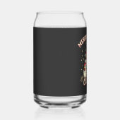 Merry Clucking Christmas Funny Chicken Roosters Blikvorm Glas (Rechts)