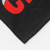 Merry Clucking Christmas Funny Chicken Santa Hat X Fleece Deken (Hoek)