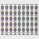 Merry Clucking Kerstkip Cadeaupapier (Vlak)