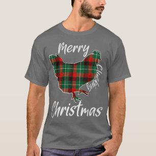 Merry Clucking Kerstmis Funny Chicken Lover Farme T-shirt