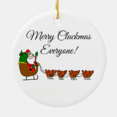 Merry Cluckmas Iedereen! Ornament (Achterkant)