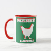 Merry CLUCKMAS koffie mok (Links)