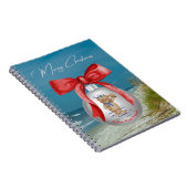 Merry Coastal Christmas Hilton Head Island Beach Notitieboek (Rechterzijde)