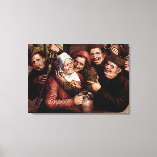 Merry Company, 1562 Canvas Afdruk (Voorkant)
