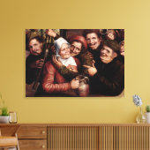 Merry Company, 1562 Canvas Afdruk (Insitu (Woonkamer))