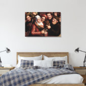 Merry Company, 1562 Canvas Afdruk (Insitu (Slaapkamer))