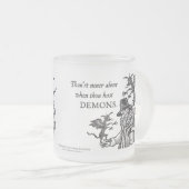 Merry Company Matglas Koffiemok (Voorkant rechts)