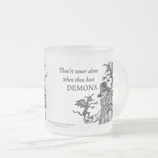 Merry Company Matglas Koffiemok (Voorkant rechts)