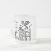 Merry Company Matglas Koffiemok (Voorkant links)