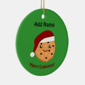 Merry Cookiemas Kerstkoekje Keramisch Ornament (Rechts)