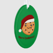 Merry Cookiemas Santa Cookie Ornament (voorkant)