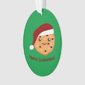 Merry Cookiemas Santa Cookie Ornament (voorkant)
