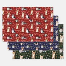 Merry Corgchaustekst - kerstcorgi-patronen