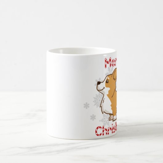 Merry Corgi kerstMok Koffiemok (Center)