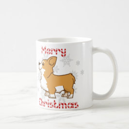 Merry Corgi kerstMok Koffiemok