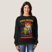 Merry Corgmas Corgi dogs Trui (Voorkant volledig)