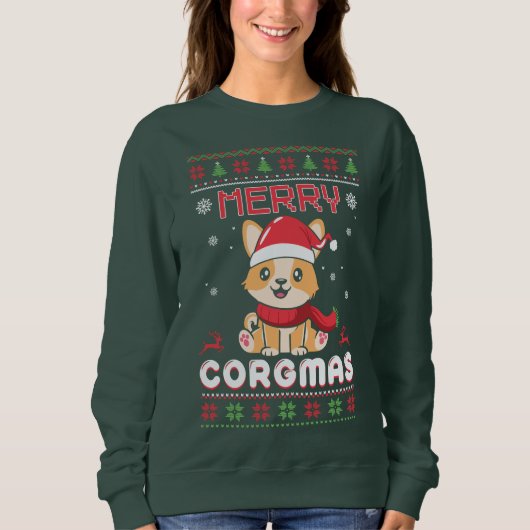 Merry Corgmas Trui (Voorkant)