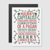 Merry Corruption of a Pagan Holiday, Santa Gift T (Voorkant / Achterkant)